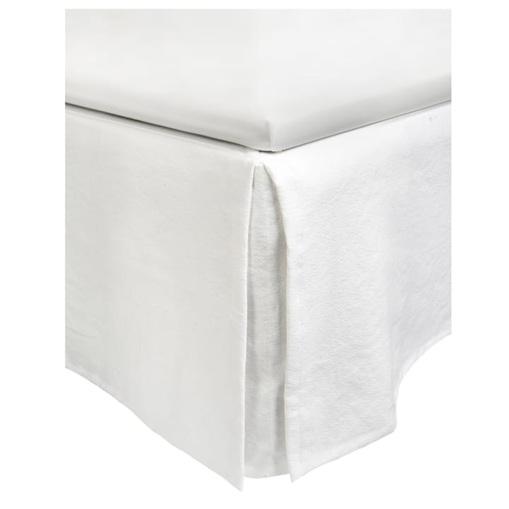 Weeknight bed skirt 180x220x52 cm - White - Himla