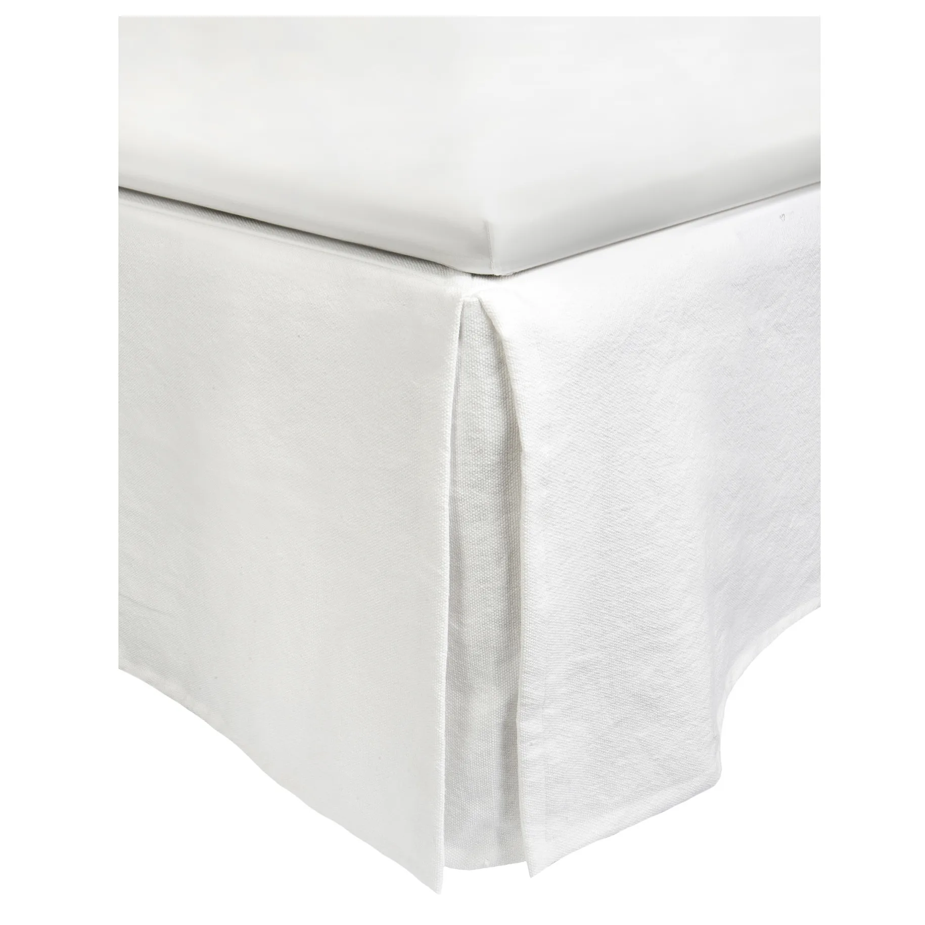 Weeknight bed skirt 180x220x52 cm, White Himla