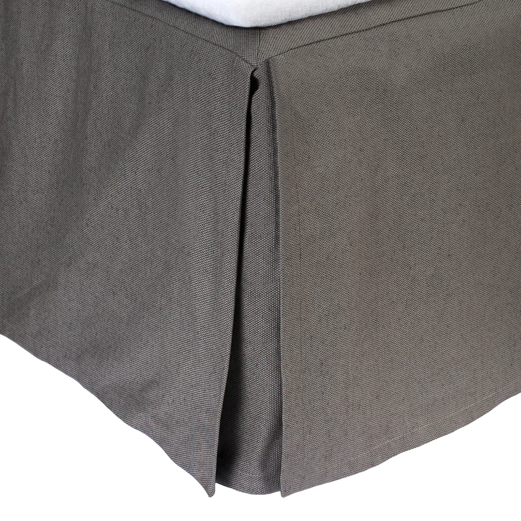 Weoaknight bed skirt 180x220x42 cm, Charcoal Himla