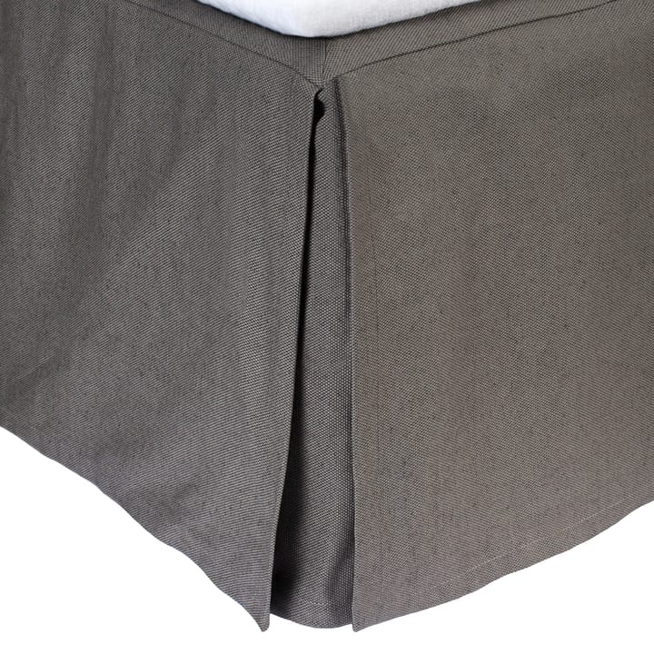 Weoaknight bed skirt 90x220x42 cm - Charcoal - Himla