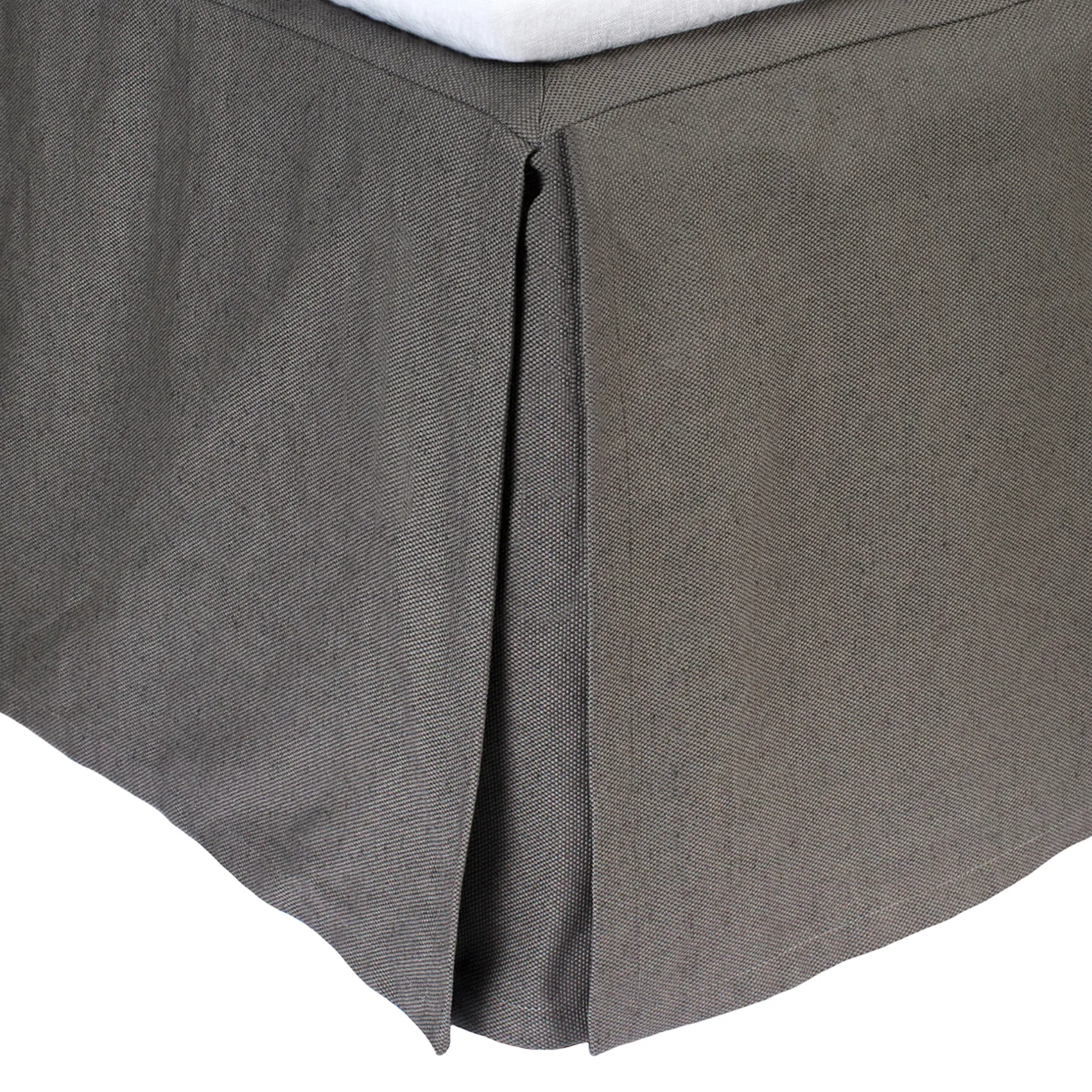Weoaknight bed skirt 90x220x42 cm, Charcoal Himla