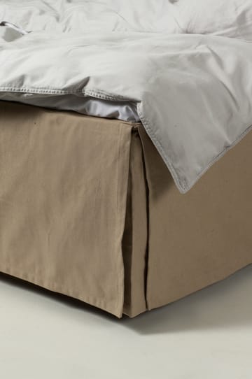 Weoaknight bed skirt 90x220x42 cm - Mind (beige) - Himla