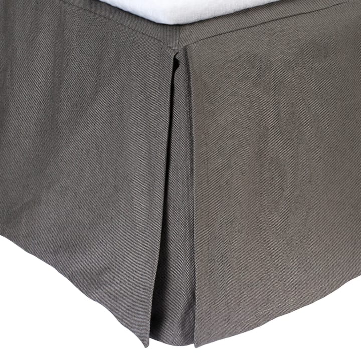 Weoaknight bed skirt 90x220x52 cm - Charcoal - Himla