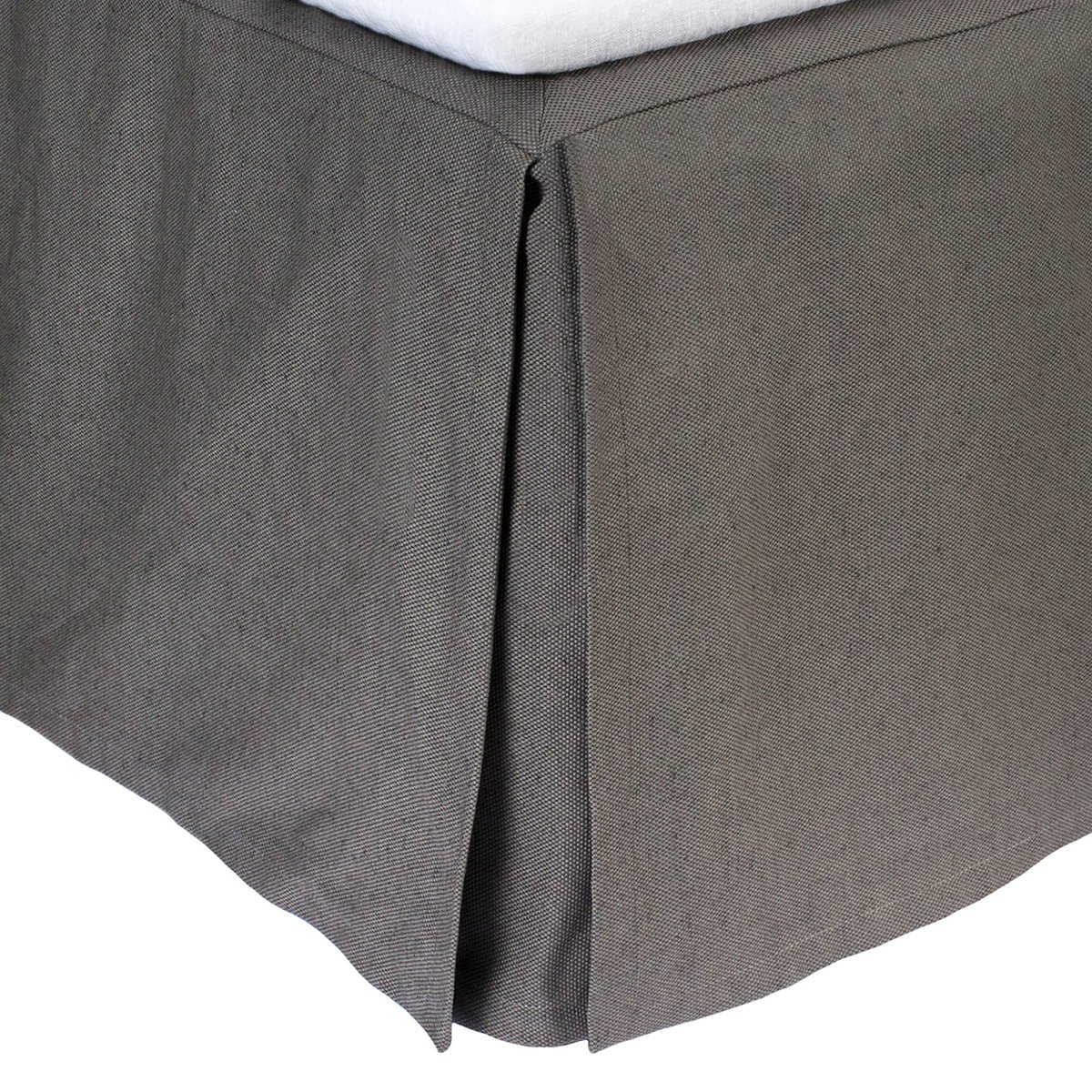 Himla Weoaknight bed skirt 90x220x52 cm Charcoal | Scandinavian Design | Valances | Grey