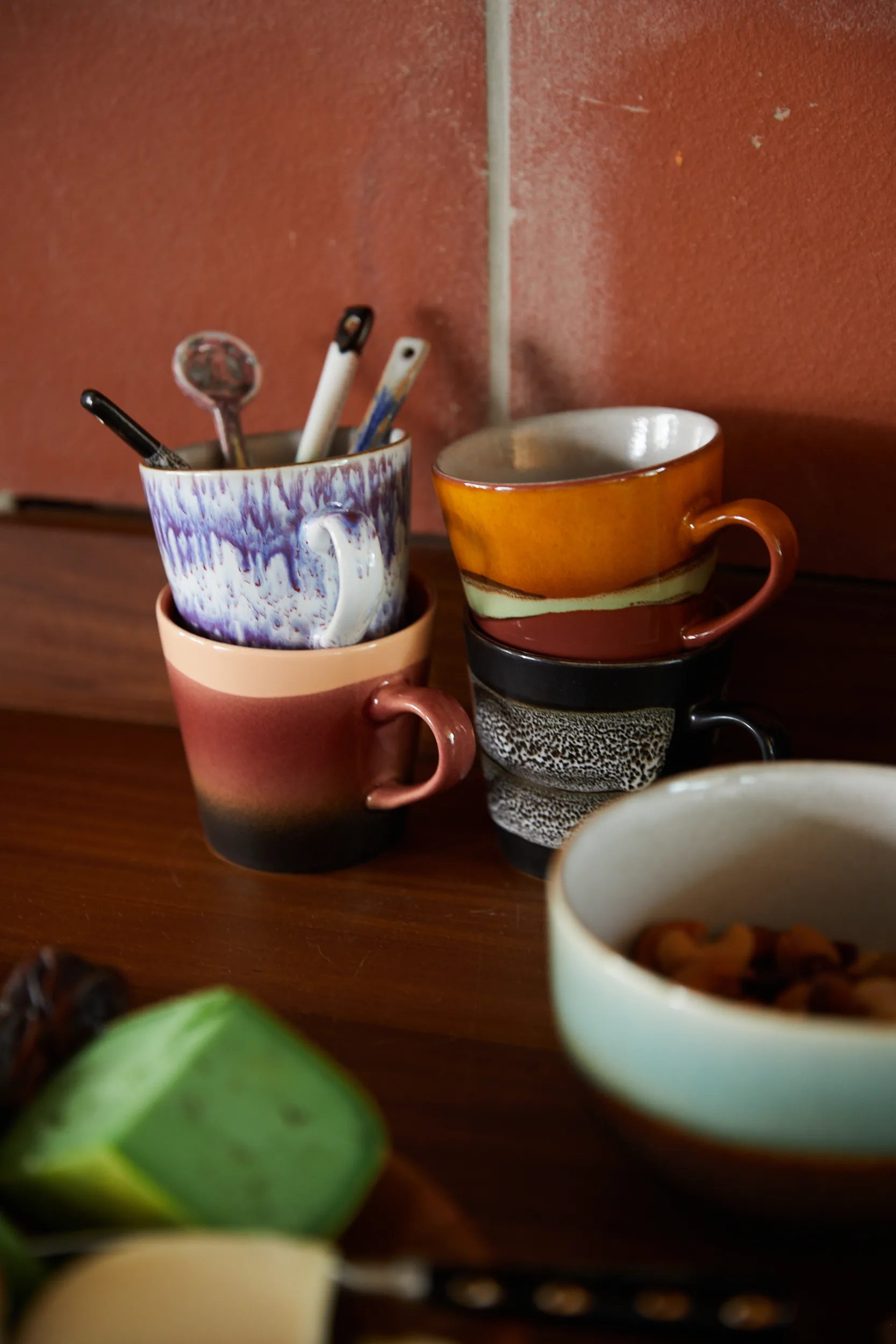 70's americano mug 26 cl 4 pieces, Friction HKliving