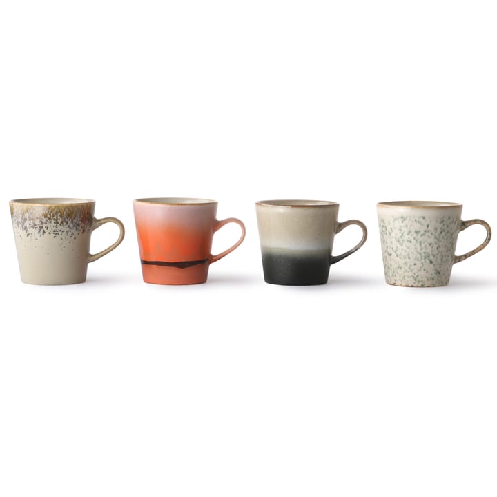 70's americano mug 26 cl 4 pieces, multi HKliving