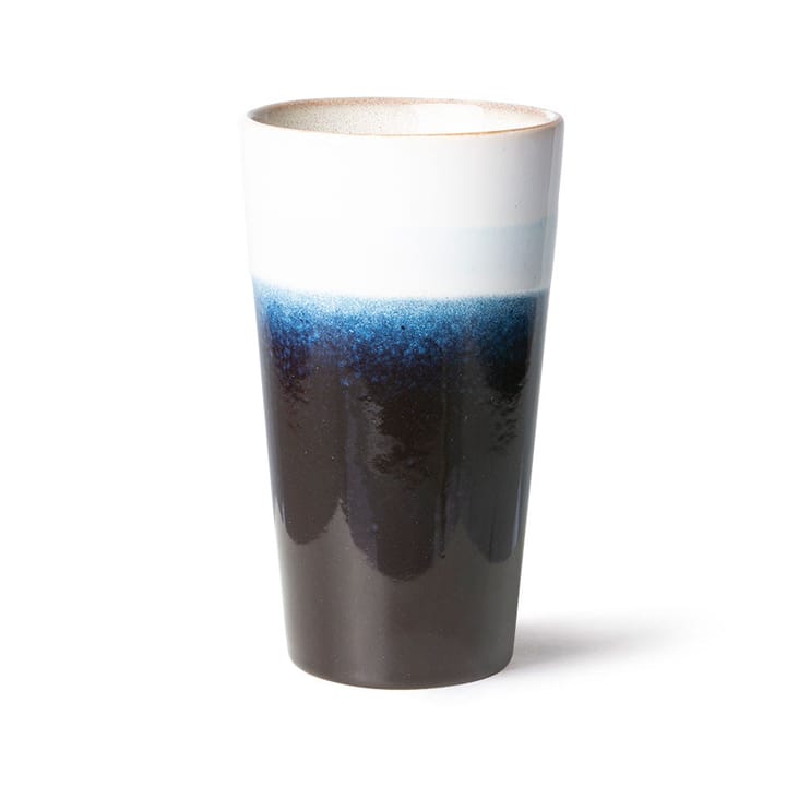 70s ceramics latte mug 28 cl 13 cm, Arctic HKliving