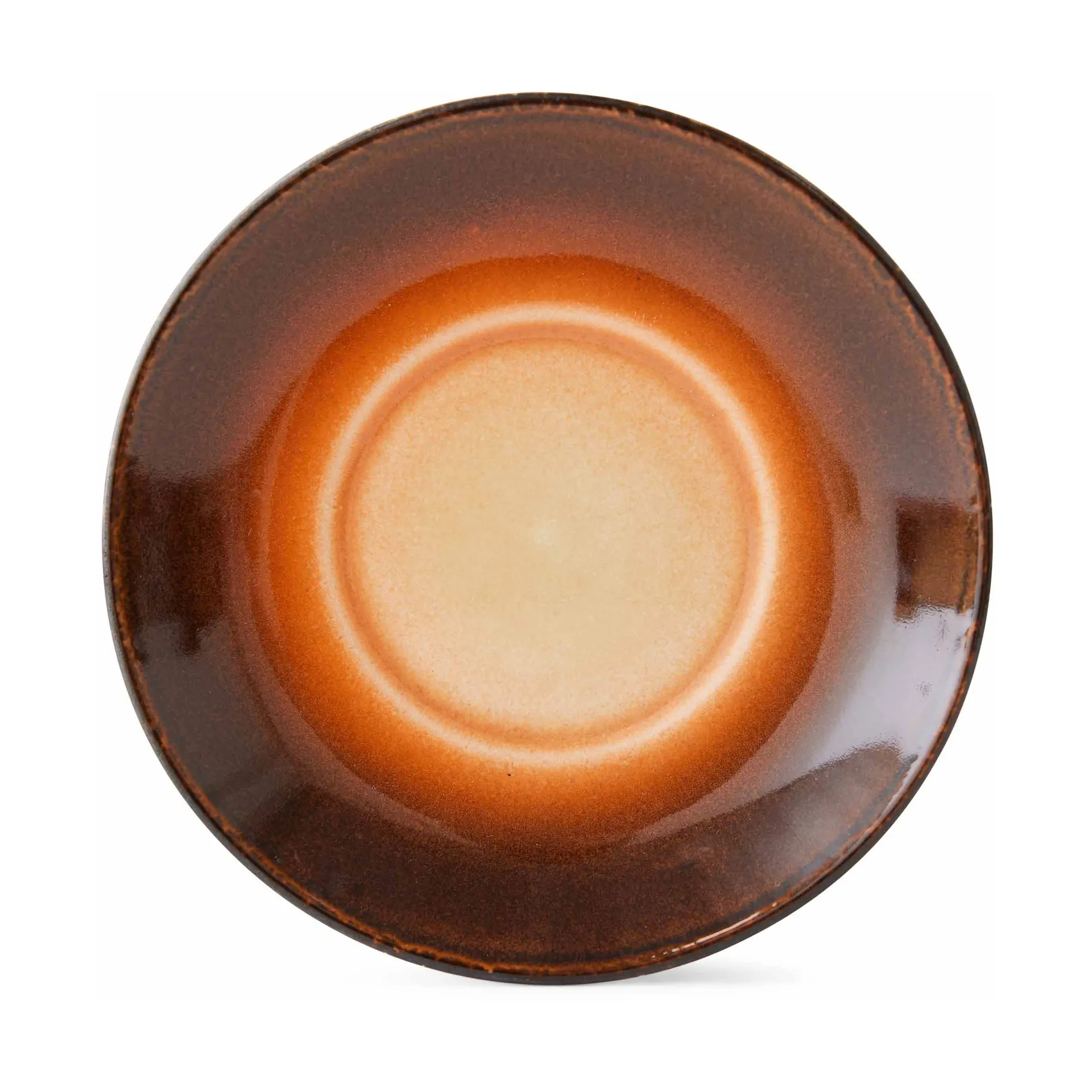 70's coffee saucer Ø11.5 cm, Medium roast HKliving