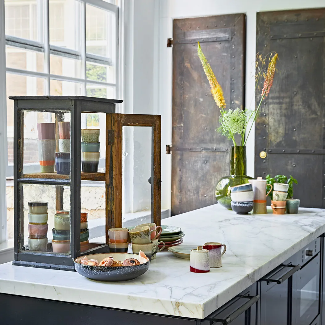 70's dessert bowl 4 pieces, multi HKliving