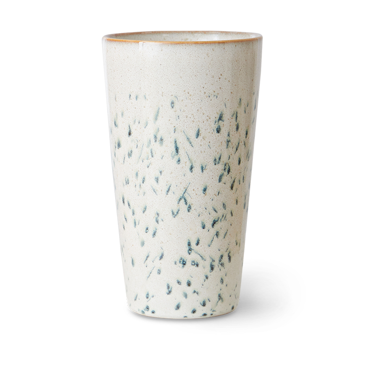 HKliving 70"s latte mug Hello