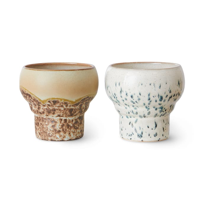 70's Lungo Mug 24 cl 2-Pack, Coral HKliving