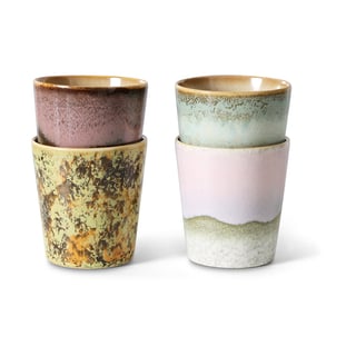 HKliving 70"s mug 4-pack Serendipity