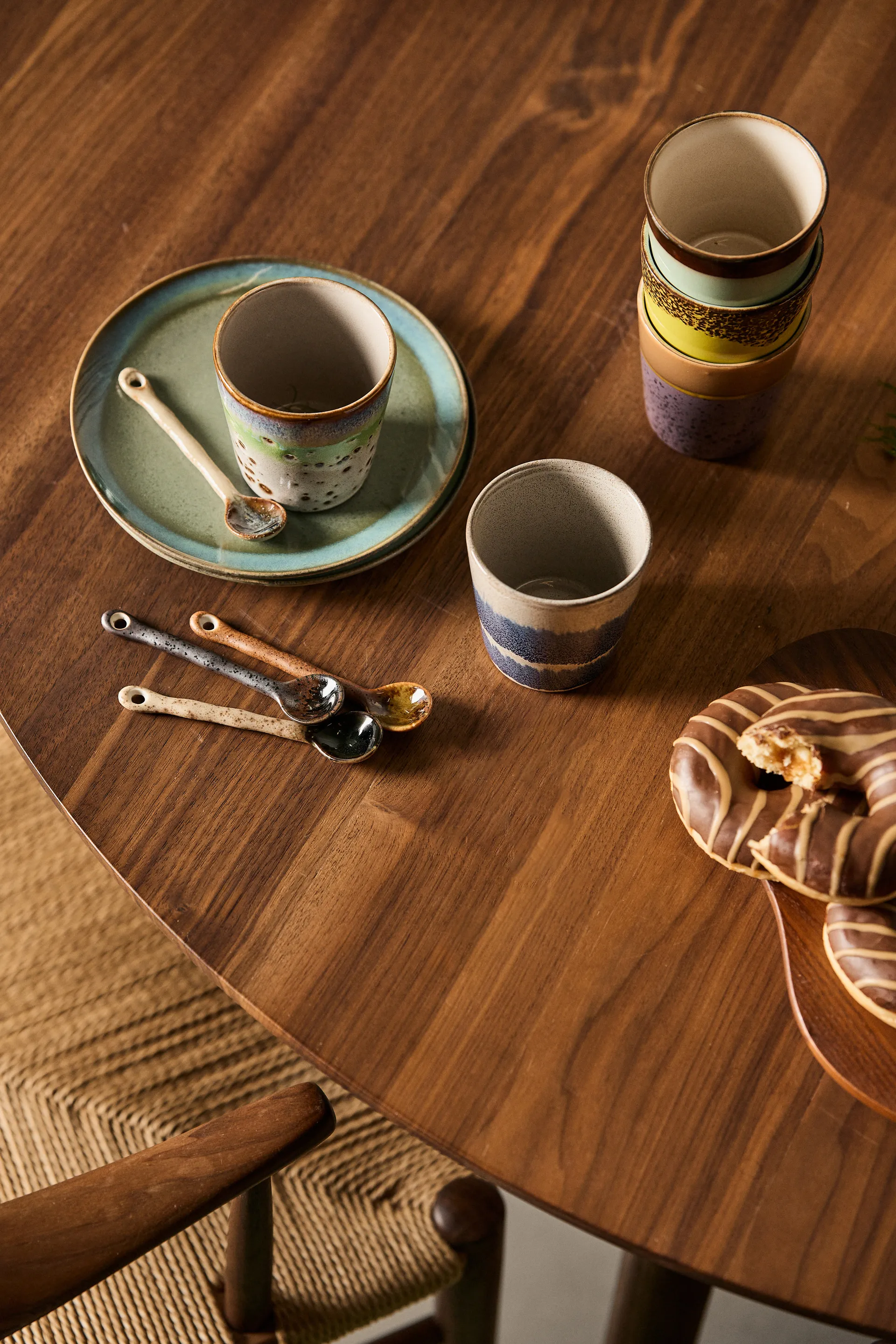 70's plate Ø 17.5 cm 2-pack, moss HKliving