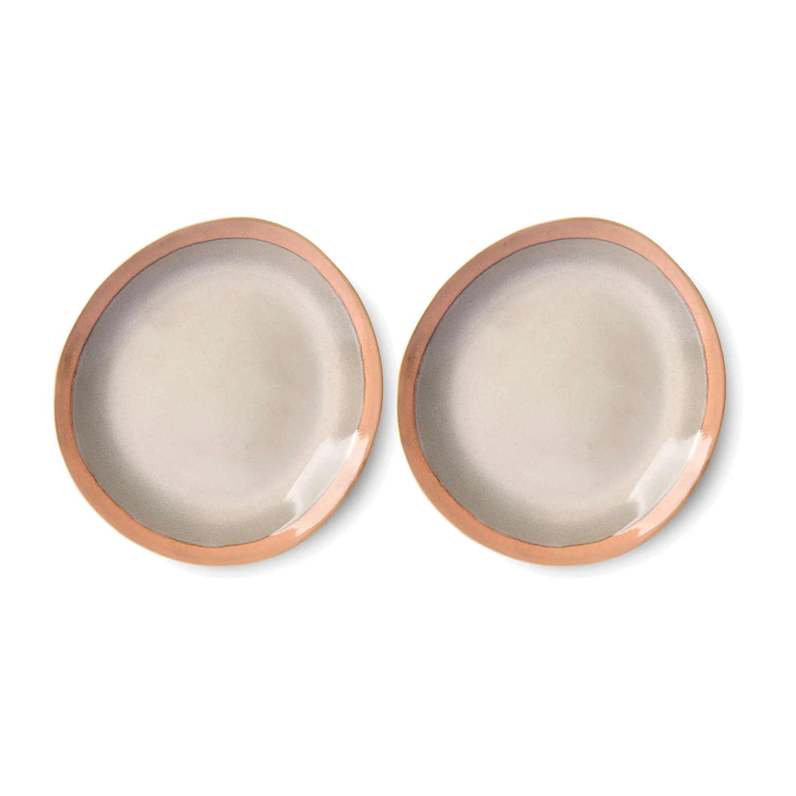 70's plate 22 cm 2-pack, Earth HKliving