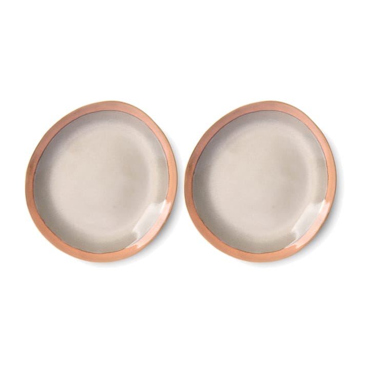 70's plate 22 cm 2-pack, Earth HKliving