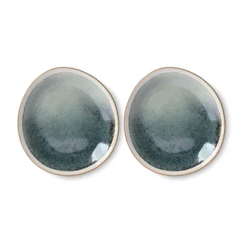 70's plate 22 cm 2-pack - Mist - HKliving