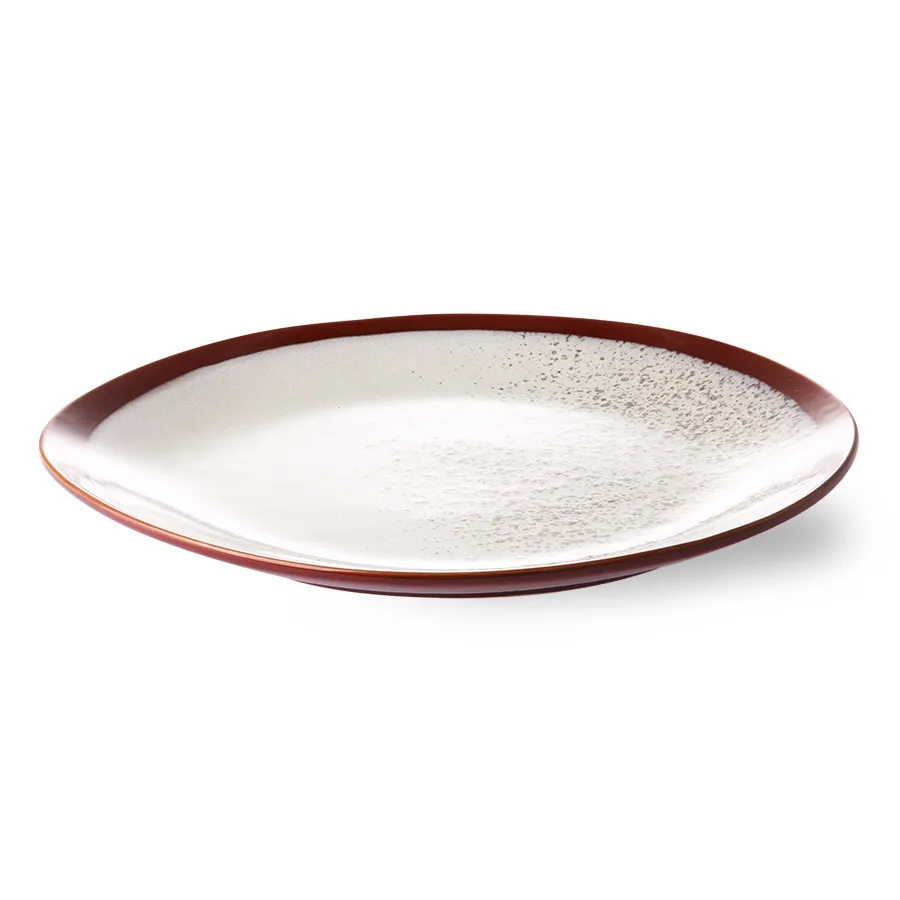 70's plate Ø27,5 cm 2-pack, Frost HKliving