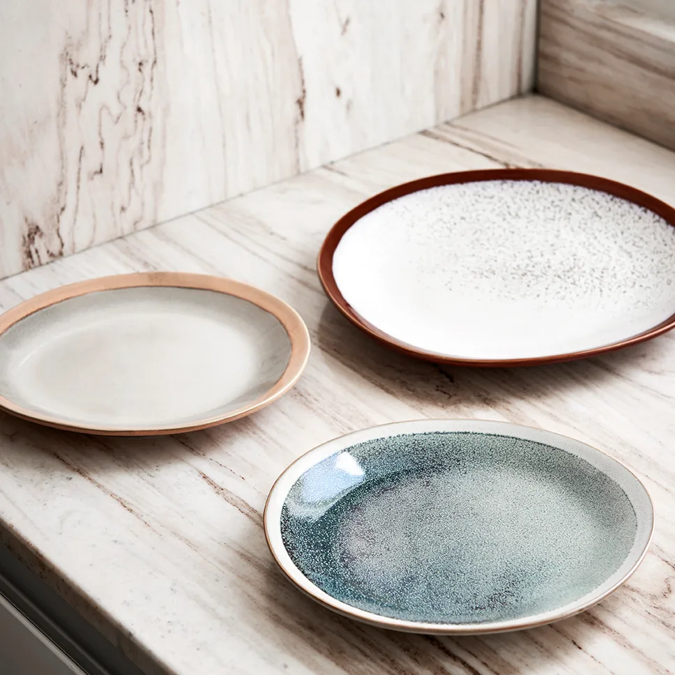 70's plate Ø27,5 cm 2-pack, Frost HKliving