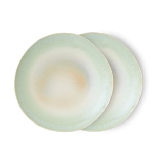 HKliving 70"s plate Ø27,5 cm 2-pack Palms