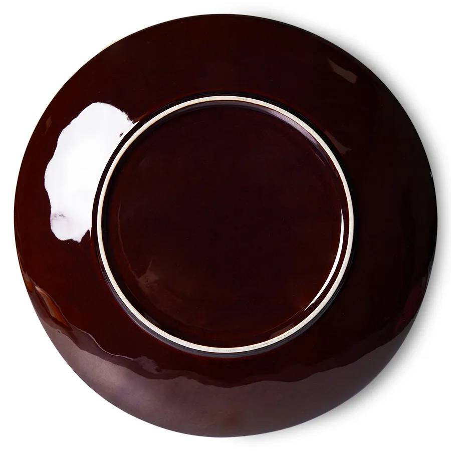 70's plate Ø27,5 cm 2-pack, Retro wave HKliving