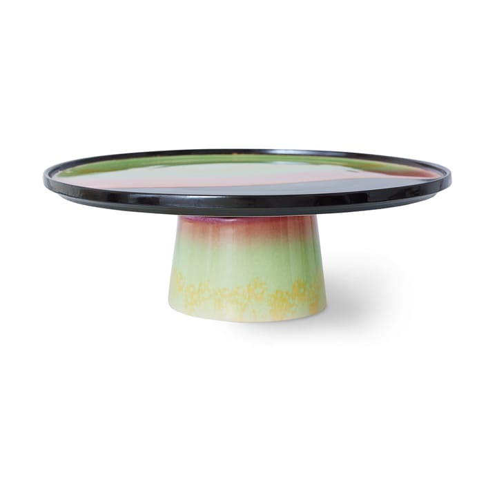 70's plateau cake stand M - Licorice - HKliving