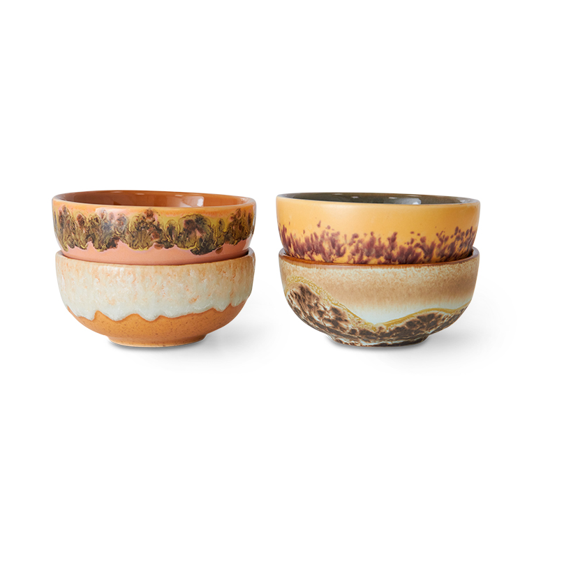 HKliving 70"s small bowl 4-pack Marine