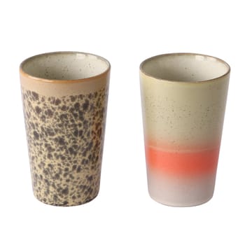 70's tea mug 2 pieces - multi - HKliving