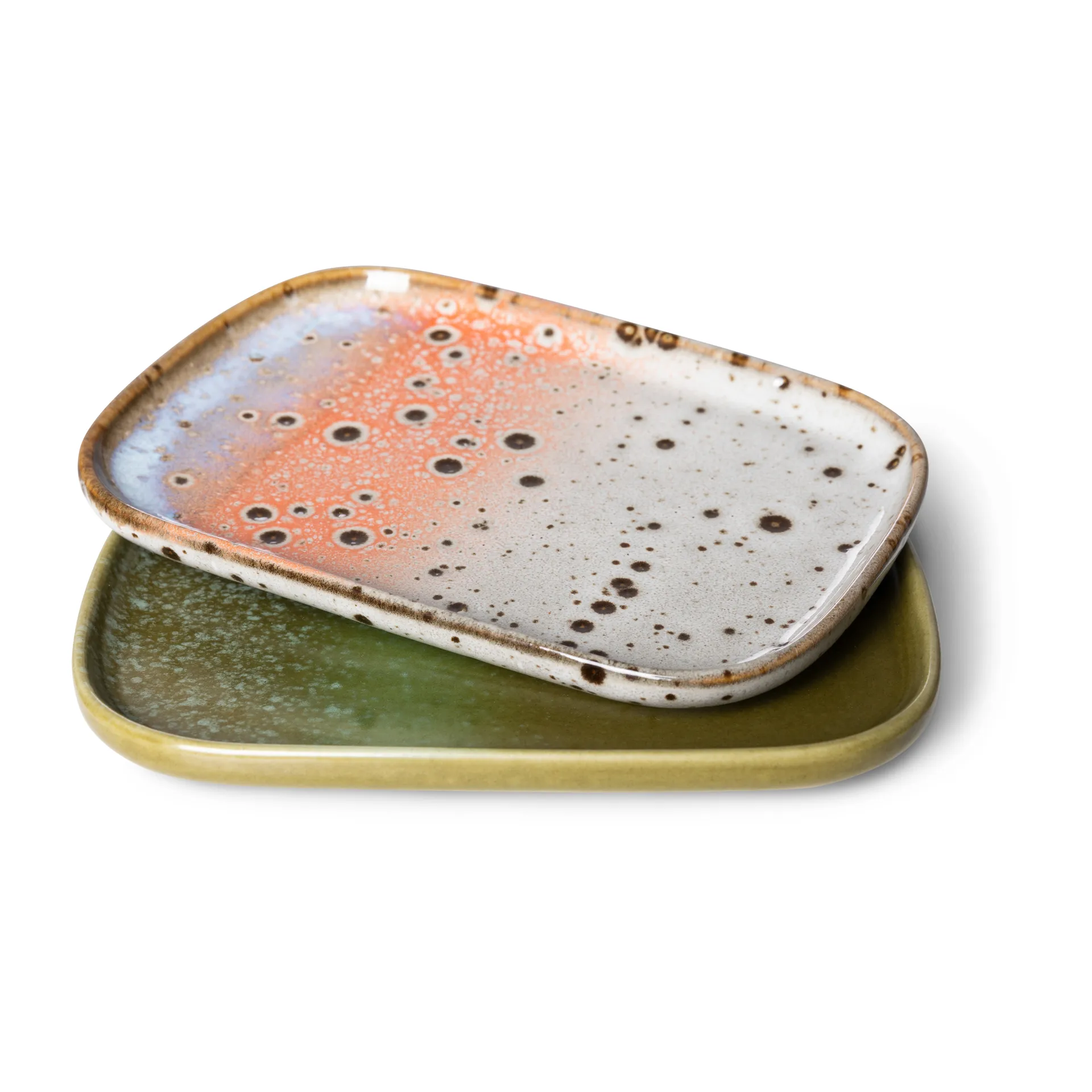 70's tray small 2-pack, Asteroids / Grass HKliving