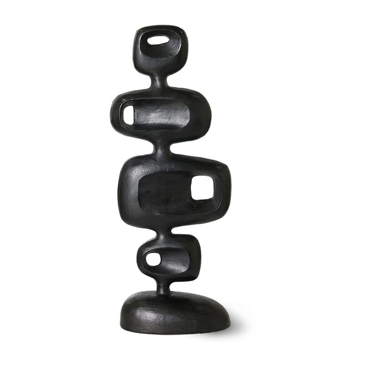 Aluminum sculpture 80 cm - Heavy black - HKliving