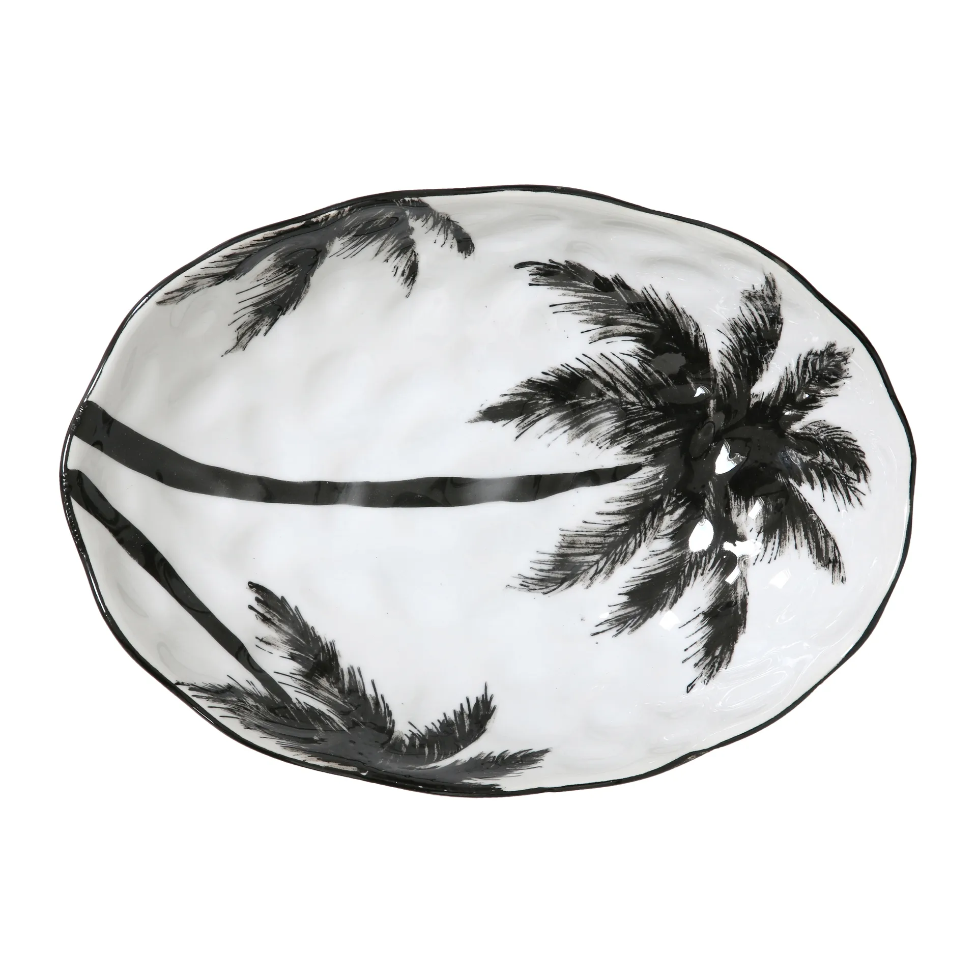 Bold & Basic jungle serving bowl, 28 x 20 cm HKliving