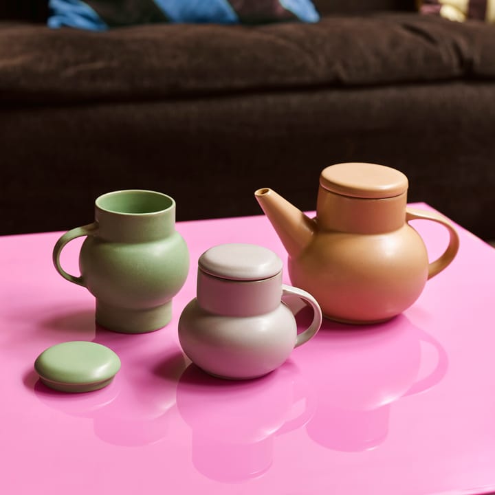 Bubble tea mug L, green HKliving