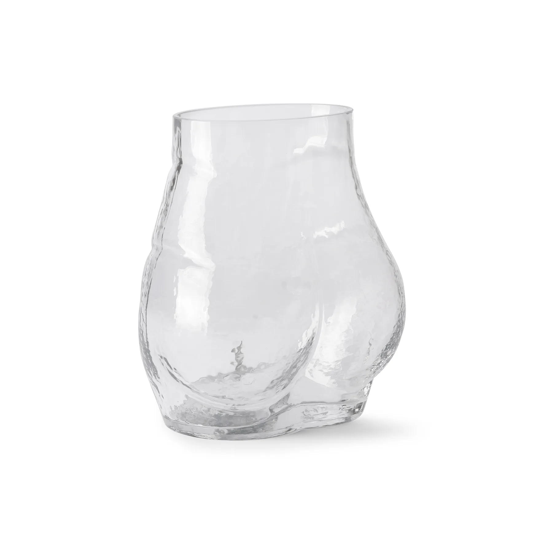 Bum glass vase, clear HKliving