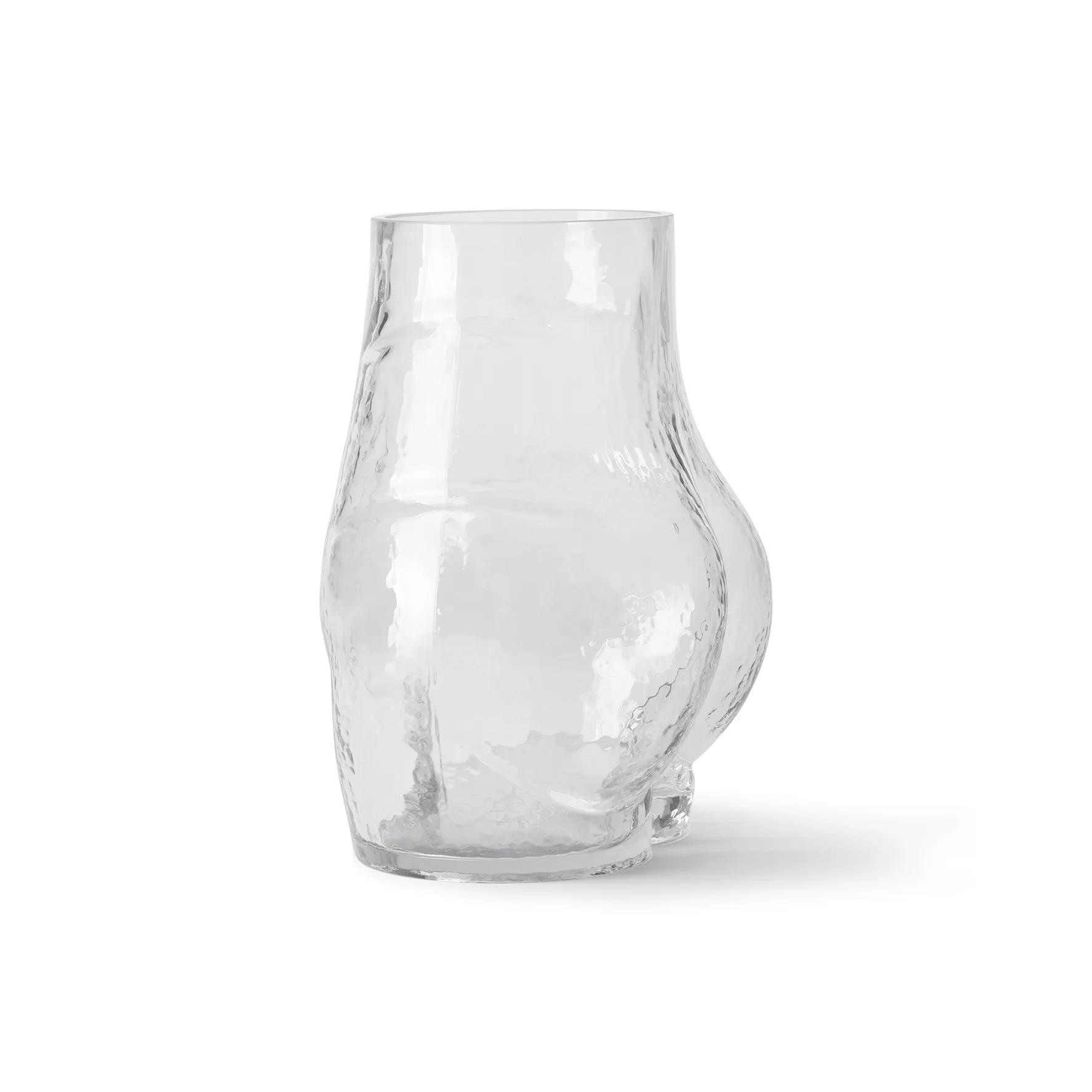 Bum glass vase, clear HKliving
