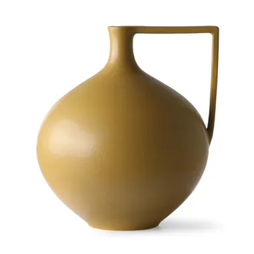 Ceramic Jar vase L 26.5 cm - mustard - HKliving