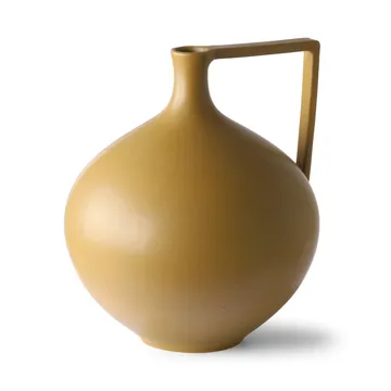 Ceramic Jar vase L 26.5 cm - mustard - HKliving