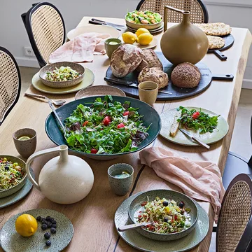 Ceramic Jar vase L 26.5 cm - mustard - HKliving