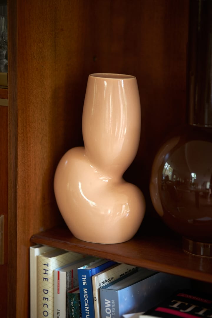 Ceramic organic vase medium 29 cm, Cream HKliving