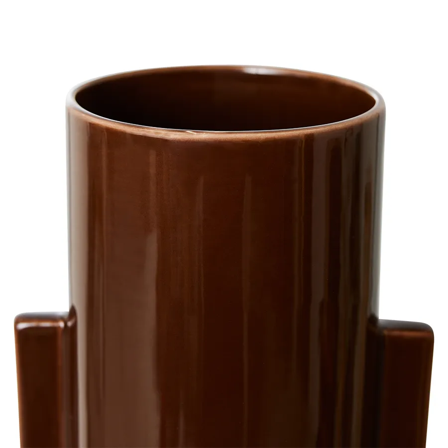 Ceramic vase large 42.5, Espresso HKliving