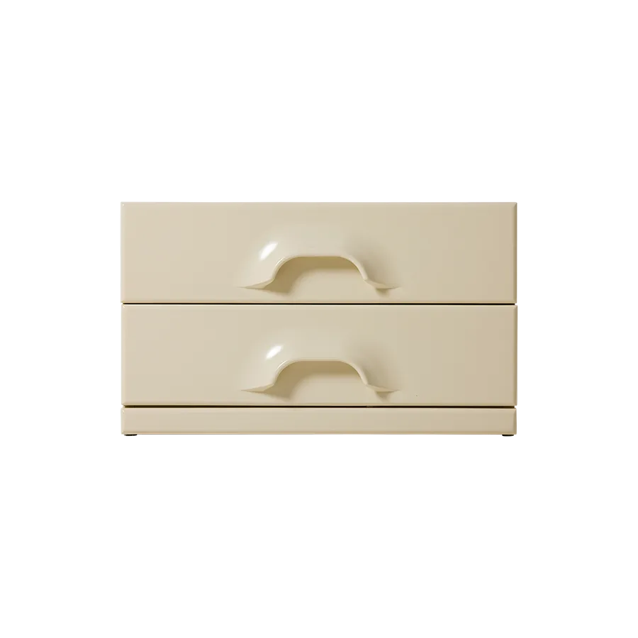 Chest of drawers with 2 drawers 60x35 cm, Cream HKliving