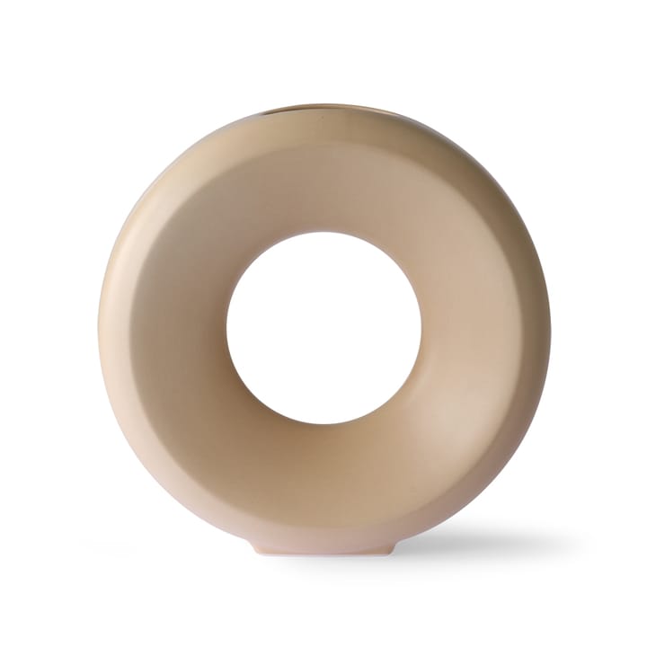 Circle vase L 9.5x30 cm, Sand HKliving