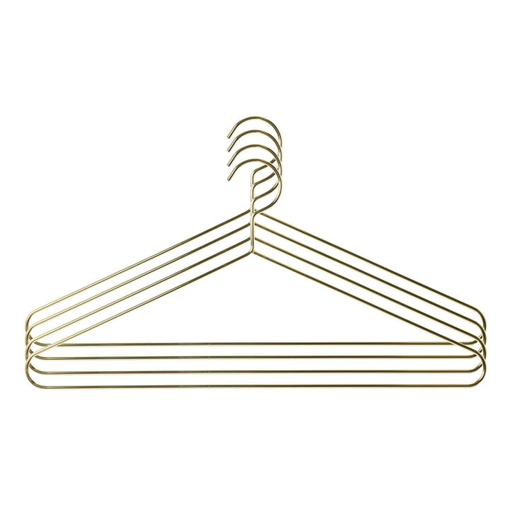 Clothes hangers 4-pack, Brass HKliving