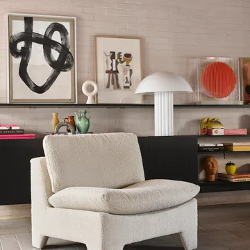 Cupola table lamp 61 cm - white - HKliving