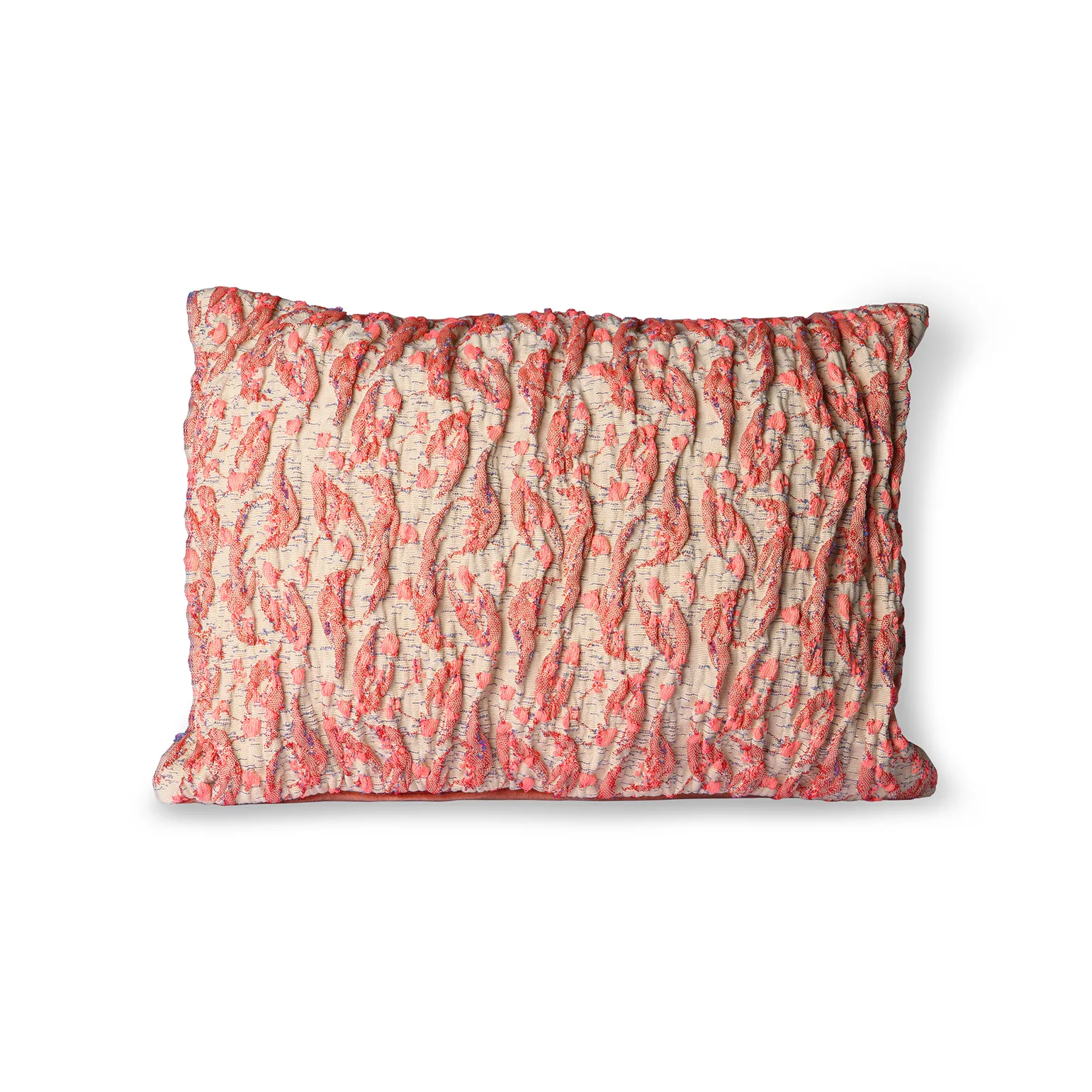 Floral cushion 30x40 cm, red-pink HKliving