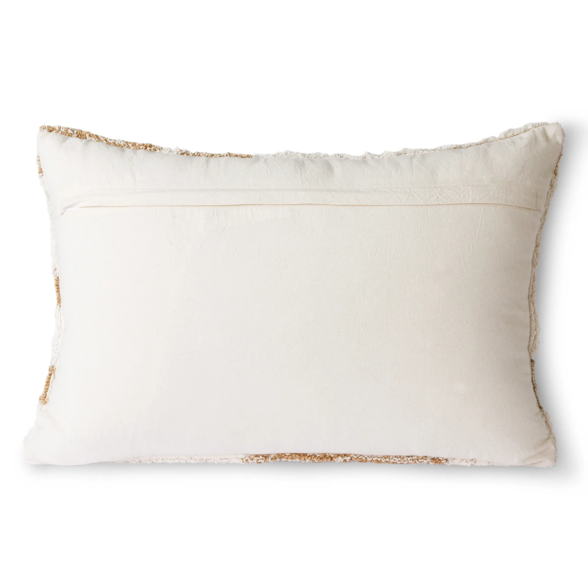 Fluffy cushion 35x55 cm, white-beige HKliving