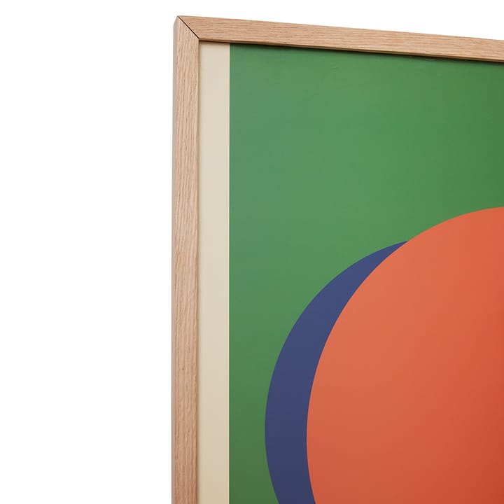 Framed artwork l'orange painting, Orange HKliving
