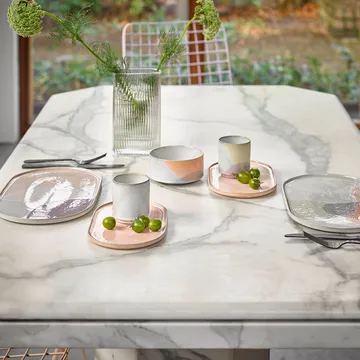 Gallery ceramics bowl Ø12 cm - Blue-peach - HKliving