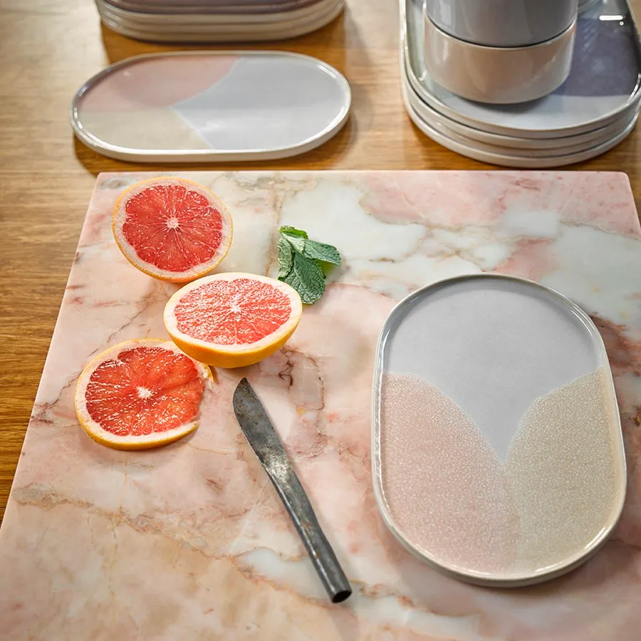 Gallery ceramics bowl Ø12 cm, Blue-peach HKliving