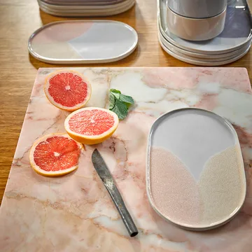 Gallery ceramics bowl Ø12 cm - Blue-peach - HKliving