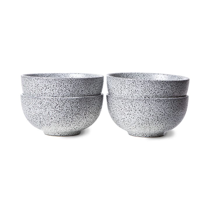 Gradient bowl 4-pack Ø13x6.5cm - Cream - HKliving