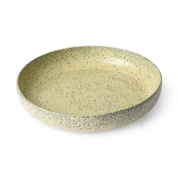 Gradient deep plate Ø21.5 cm 2-pack - Yellow - HKliving